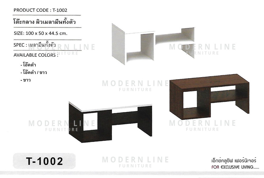 25 table melamine